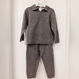 Zara boys knit sweater set, size 18-24 months